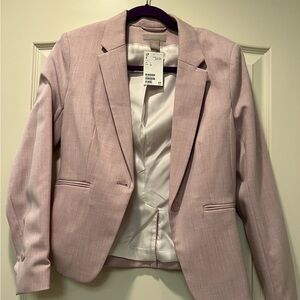 H&M Blush Pink Tailored Blazer
